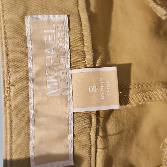 MICHAEL Michael Kors Khaki Pants sz 8 - Picture 11 of 12